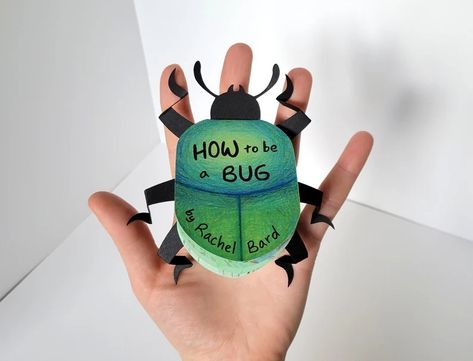 How to Be a Bug Mini-comic Zine - Etsy Australia Bug Template, Super Cool Stuff, Zine Design, Diy Gift Set, Paper Collage Art, The Bug, A Bug, Cute Keychain, Graphic Novels