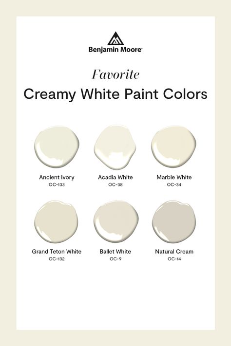 Our favorite creamy white paint colors from Benjamin Moore will have your space feeling warm, welcoming, and effortlessly cozy. Shop paint samples now on benjaminmoore.com. Best Neutral Benjamin Moore Paint Colors, Bathroom Flooring Ideas Neutral, Spanish White Benjamin Moore, Sonnet Benjamin Moore, Swiss Coffee Benjamin Moore Color Scheme, Creamy Off White Paint Colors, Warm White Benjamin Moore, Benjamin Moore Natural Cream And White Dove, White Chocolate Benjamin Moore