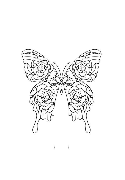 Sun Witch, Butterfly Stencils, Basic Tattoos, Butterfly Patterns, Elbow Tattoo, Butterfly Stencil, Elbow Tattoos, Butterfly Template, Sketchbook Drawings