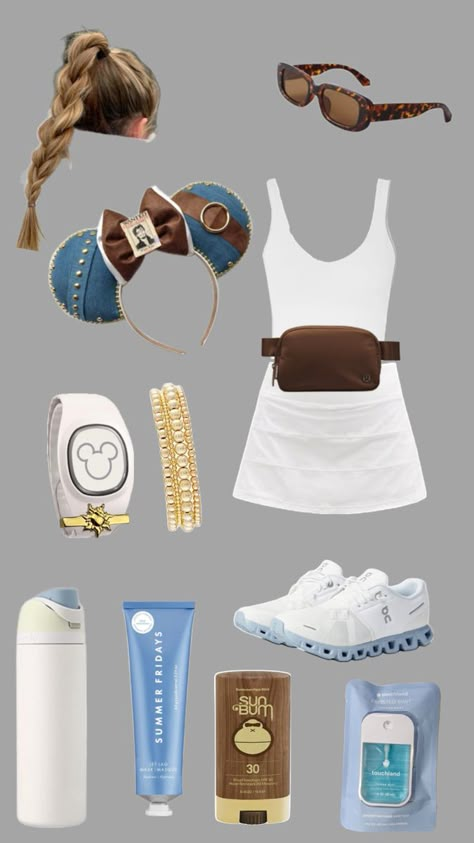 Epcot Outfit Ideas, Disneyworld Outfit, Epcot Outfit, Disney Trip Outfits, Disney World Packing, Disney Outfits Women, Disney Themed Outfits, Disney Minnie Mouse Ears, Cute Disney Outfits