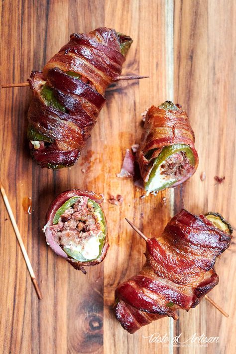 Smoked Jalapeno Poppers, Texas Twinkies, Twinkies Recipe, Pepper Stuffed, Sweet Bbq Sauce, Smoked Jalapeno, Bacon Wrapped Jalapenos, Jalapeno Pepper, Rib Meat