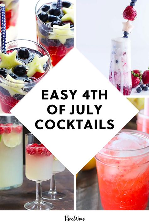 35 Easy 4th of July Cocktails That?ll Steal the (Fireworks) Show Red White And Blue Drinks, Fourth Of July Cocktails, July Cocktails, Fourth Of July Drinks, Patriotic Cocktails, 4th Of July Cocktails, Themed Cocktails, Blue Drink, Cocktail Ideas