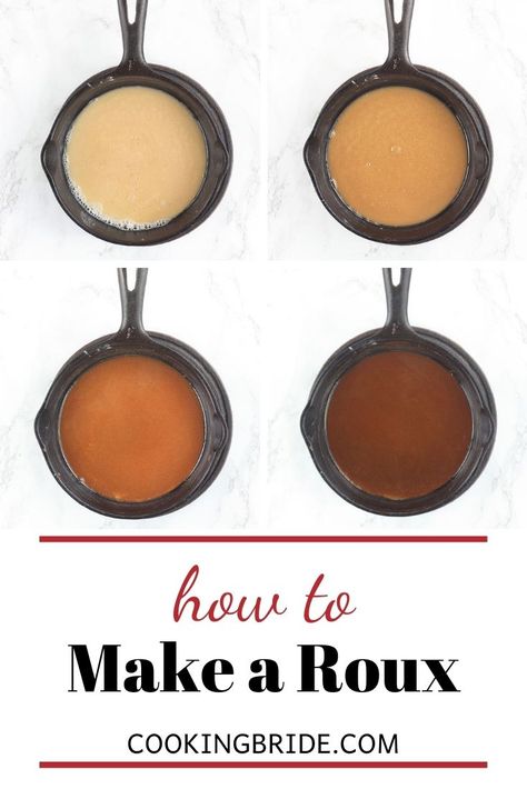 Knowing how to make a roux is a basic cooking skill every aspiring home cook should master. Never made a roux before? I’m sharing some of my favorite tips and techniques. Basic Roux Recipe, How To Make Roux, Best Gumbo Recipe, Roux Recipe, Gravy From Scratch, Fish Stew Recipes, Basic Cooking, Sausage Gumbo, Kitchen Basics