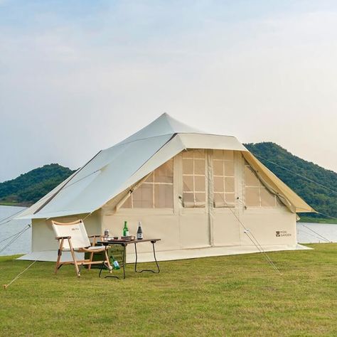 Safari tent interior