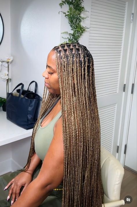 Blonde Box Braids, Big Box Braids Hairstyles, Goddess Braids Hairstyles, Blonde Braids, Blonde Hairstyles, Box Braids Hairstyles For Black Women, Braids Hairstyles Pictures, Braided Cornrow Hairstyles, Cute Box Braids Hairstyles