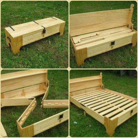 How To Make a DIY Bench That Folds Into A Bed (Perfect Space and Money Saving Solution) Diy Bank, Murphy Bed Plans, Diy Projektit, Into The Wood, Therapy Office, Diy Bench, Diy Holz, Box Bed, Woodworking Bench