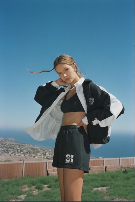 Nasty Gal x Sports Illustrated Campaign Josephine Skriver Sportswear Editorial, Printed Sports Leggings, Sport Fashion Photography, Sports Fashion Editorial, Sports Jackets Women, Athleisure Men, Slinky Dress, Josephine Skriver, Swimsuit Collection