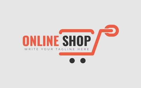 Online shopping logo design template. di... | Premium Vector #Freepik #vector #shop #shopping-cart #online-supermarket #shop-basket Cart Logo Design, Shopping Logo Design, Shopping Cart Logo, Supermarket Logo, Shopping Logo, Cart Logo, Mouse Cursor, Vector Online, Online Logo