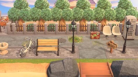 Animal Crossing Town Entrance Ideas, Acnh No Terraforming Ideas Entrance, Simple Entrance Animal Crossing, Town Entrance Animal Crossing, Small Entrance Ideas Animal Crossing, Anch Island Entrance Ideas, Acnh Entrance Close To Plaza, Simple Island Entrance Animal Crossing, Easy Acnh Entrance