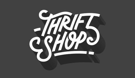 Thrifting Quotes, Typography Rules, Fashion Logo Inspiration, Online Thrift Shop, Best Typography, Shop Logo Design, Anime Crafts, Samurai Art, Thrift Shop