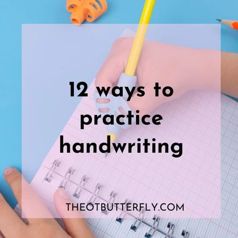 12 Ways to Practice Handwriting - Practice Handwriting, School Education, Handwriting Practice, Primary School, Handwriting, Pie Chart, Encouragement, Education, Music