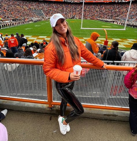 Fashion outfit gameday outfit gameday inspo Vols Football Game Outfit, Cold College Football Outfit, Tn Vols Gameday Outfit, Cold Gameday Outfit, Tennessee Football Outfits, University Of Tennessee Gameday Outfit, Tennessee Vols Game Day Outfits, Gameday Outfit Winter, Tennessee Game Day Outfit