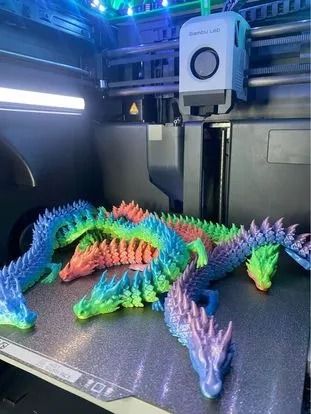 Articulated Flexi Dragon by Type1Printing - MakerWorld 3d Printer Files, Vintage Clock, Free Downloads, 3d Printer, 3d Print, Business Ideas, 3d Printing, 3 D, Printer