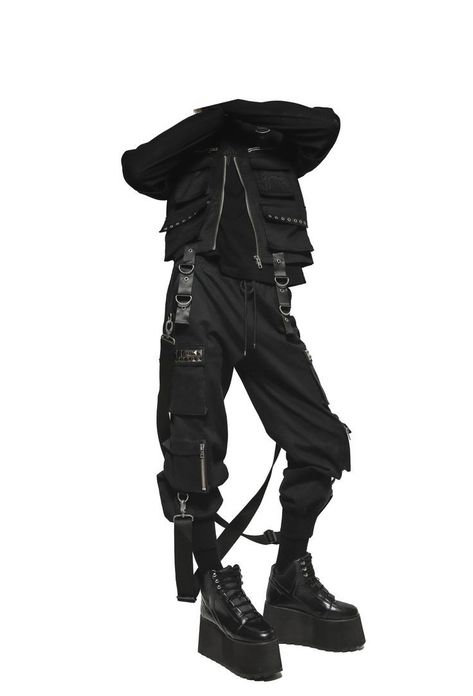 Techwear Girl Outfit, Techwear Girl, Tech Wear, Techwear Outfits, Techwear Fashion, Alt Outfits, Cyberpunk Fashion, Peaked Cap, What Matters Most