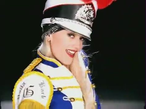 Hollaback-Girl- Gwen Stefani Hollaback Girl, Hollaback Girl, Girls Music, Gwen Stefani, Girl Costumes, New Orleans, Captain Hat, Fashion Inspo, Fashion Outfits