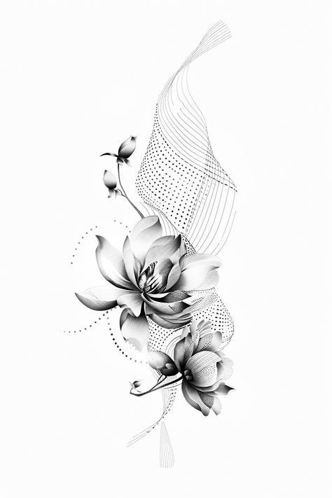 Abstract dotted china flower tattoo design 🌸✨ Intricate beauty in tiny lines tattoo art ❤️ #tattoo #tinylinestattoo #ink #blackink 💫 Let your skin bloom with this unique floral ink masterpiece! 🖤 #tattooart #floraldesign #inkedbeauty 🌟 Dive into the world of delicate details and stunning elegance! #tattooartist #artisticink 🌺 Embrace the art of finesse with every dot and line on your skin canvas! #inkedcanvas #expressyourself 💐✨ #AbstractTattoo #InkArt #FlowerTattoo 🔥 Dotted Flower Tattoo, Dot Flower Tattoo, Dot And Line, Winter Tattoo, Lines Tattoo, White Tattoo, Abstract Tattoo, Watercolor Splash, Flower Tattoo Designs