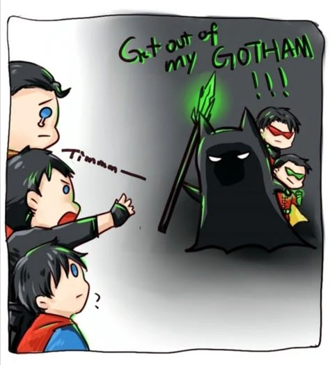 Dc Comics Funny, Superman X Batman, Batfamily Funny, Superhero Family, Superhero Memes, Univers Dc, Batman Funny, Batman Comic Art, Dc Comics Artwork