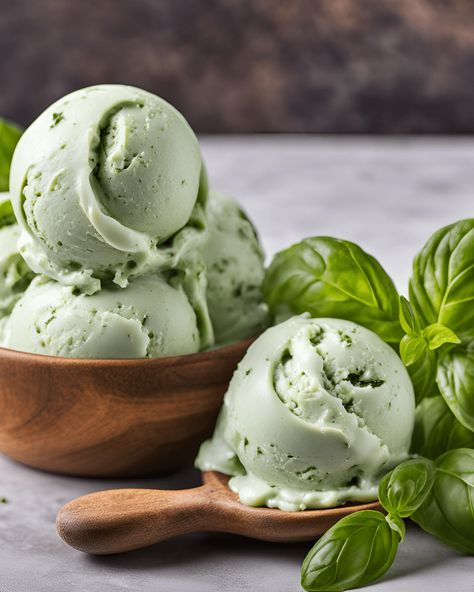 Basil Ice Cream | Salt Lake Culinary Education Basil Ice Cream, Ice Cream Salt, Culinary Chef, Dinner Catering, Cooking For A Group, Food Addict, Baking Classes, Fun Fall Activities, Cooking Classes For Kids