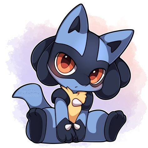 Chibi Lucario . . #pokemon #Lucario #anime #chibi #fanart #shiny Pokemon Lucario, Lucario Pokemon, Cute Pokemon Pictures, Shiny Pokemon, Chibi Anime Kawaii, Disney Princess Pictures, Kawaii Chibi, Pokemon Drawings, Pokemon Fan Art