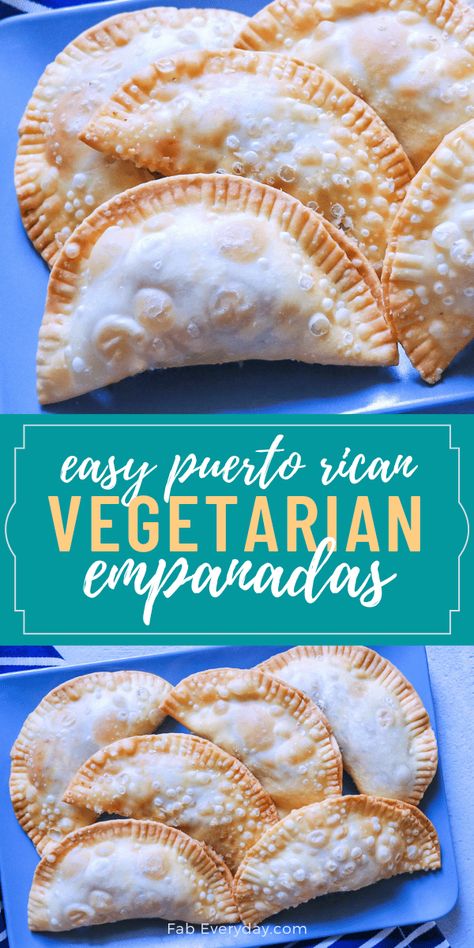 Vegetarian Empanada Filling, Puerto Rican Vegetarian Recipes, Veg Empanadas Recipe, Vegan Empanadas Filling, Vegetarian Puerto Rican Food, Lentil Empanadas, Empanadas Filling, Caribbean Appetizers, Vegetarian Empanadas Recipe