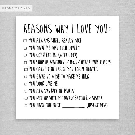 52 Reasons Why I Love You, 100 Reasons Why I Love You, 365 Jar, I Love You Mother, Love You Boyfriend, I Love You Mum, I Love My Mom, Hbd Quotes, Reasons I Love You