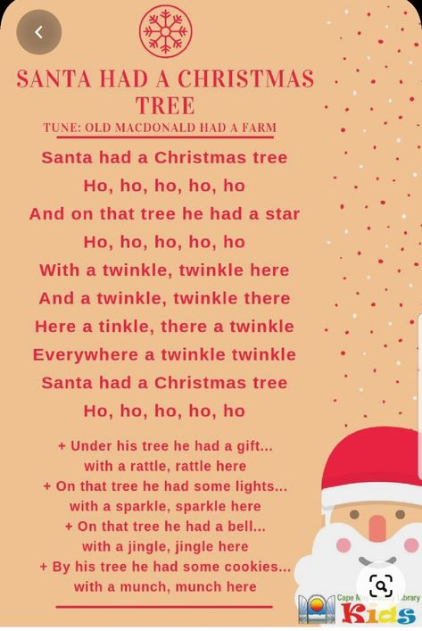 Preschool Christmas Songs, Christmas Concert Ideas, Songs Ideas, Christmas Songs For Kids, Xmas Songs, Christmas Preschool, Circle Time Songs, Fun Song, Kindergarten Songs