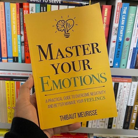 Master Your Emotions, Business Books Worth Reading, Empowering Books, Healing Books, Best Self Help Books, Books To Read Nonfiction, 100 Books To Read, Self Development Books, Unread Books