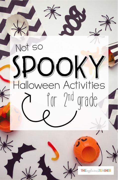 Perfect Halloween activities for 2nd grade! Even if you're not allowed to celebrate "Halloween" in your room, I love these engaging ideas! Crafts For 2nd Graders, Crafts First Grade, Cute Halloween Crafts, 2nd Grade Crafts, Halloween Classroom Activities, Spooky Crafts, Halloween Teaching, Classroom Halloween, Classroom Halloween Party