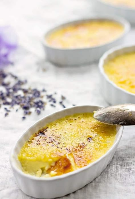 Lemon Creme Brulee, Decadent Recipes, Chocolate Eclair Recipe, Creme Brulee Desserts, Lemon Creme, European Desserts, Lavender Macarons, Vegetables Dishes, Eclair Recipe