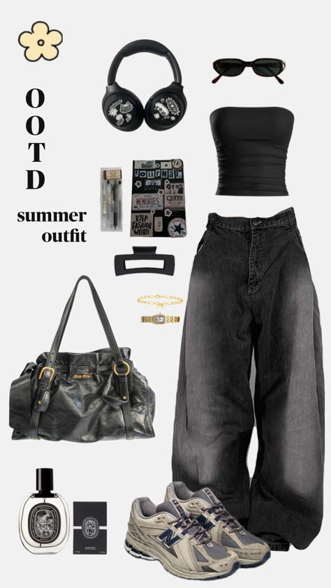 summer outfit🌺🌷🍵 #summerfits Ootd For Summer, Outfit Inspo Casual, Trendy Outfits For Teens, Simple Trendy Outfits, Cute Everyday Outfits, Sporty Outfits, Casual Style Outfits, Lookbook Outfits, Teen Fashion Outfits