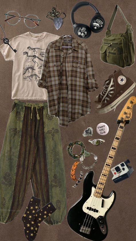 Goblincore Outfits, Grunge Fits, Nike Shoe, Earthy Outfits, Grunge Vibes, Funky Outfits, Mode Design, Cool Fits, Swaggy Outfits