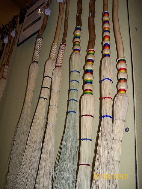 Rainbow brooms Make A Broom, Handmade Broom, Broom Corn, Homesteading Skills, Mother Earth News, A Broom, Homestead Survival, Brooms, Camping Survival