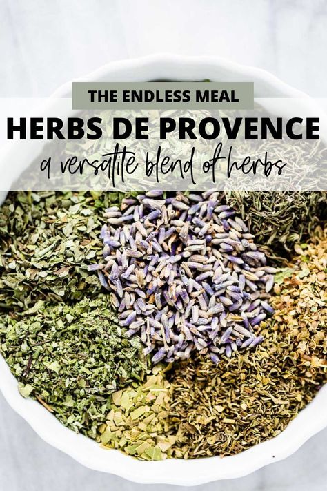 Herbes De Provence Seasoning, Herb De Provence Recipe Dishes, Savory Herb Uses, Recipes Using Herbs De Provence, Herb Mixes Recipes, Mixed Herbs Recipe, Herbs De Provence Mix Recipe, Cooking With Herbs Recipes, Herbs De Provence Recipes