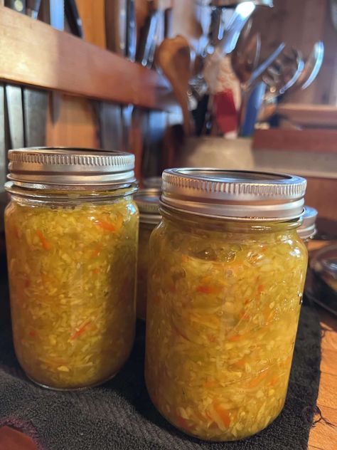 Chow Chow Relish Nanas Chow Chow, Hot Chow Chow Recipe Canning, Canning Chow Chow Relish, Homemade Chow Chow, Hot Chow Chow Recipe, Chow Chow Recipe Indian, Canned Chow Chow Recipe, Old Fashioned Chow Chow Recipe, Chow Chow Relish