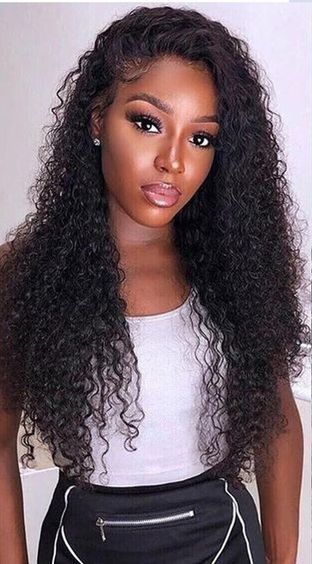 Curly Hair Weave Styles, Curly Full Lace Wig, Deep Wave Hair, Curly Weave Hairstyles, Big Box Braids Hairstyles, Faux Locs Hairstyles, Cheap Human Hair, Curly Hair Wig, Cool Braid Hairstyles