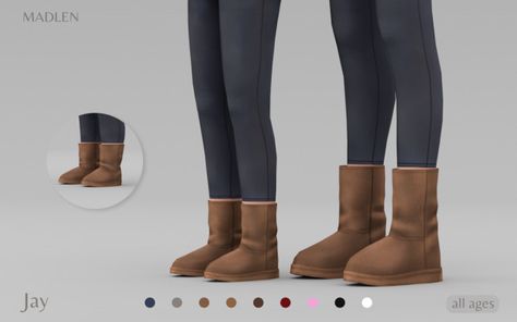 Cold days are close! These super comfy ugg like boots got you covered! Available to simmies of all ages. #sims #sims4cc #thesims4 #ts4 #ts4cc #gaming #tumblr Ugg Like Boots, Sims 4 Piercings, Die Sims 4, Sims Baby, Sims 4 Cc Kids Clothing, Sims 4 Cc Shoes, Sims 4 Children, The Sims 4 Packs, Sims 4 Mm Cc