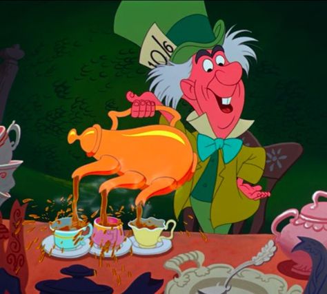 Mad Hatter Cartoon, Alice In Wonderland Animated, Alice In Wonderland Cartoon, Old Disney Movies, Alice In Wonderland 1951, Alice In Wonderland Aesthetic, Alice In Wonderland Disney, Disney Version, Movie Blog