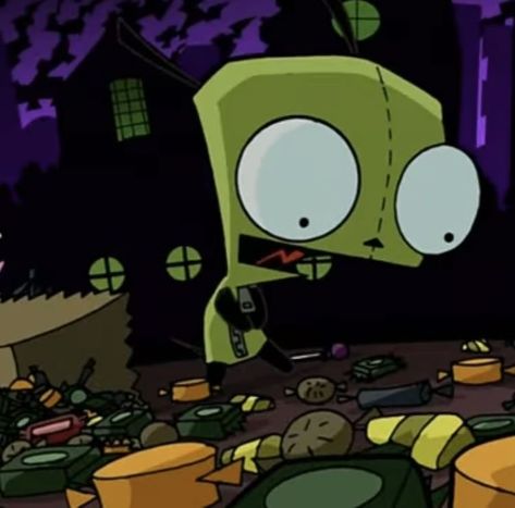 Invader Zim Profile Picture, Gir Icon Invader Zim, Gir Zim Invader, Invader Zim Widget, Invader Zim Gir Pfp, Gur Invader Zim, Invader Zim Halloween, Gir Invader Zim Icons, Gir Icon