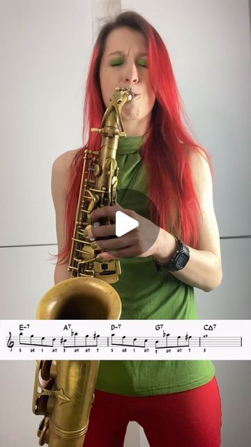 Celly Green / Saxophonist on Instagram: "Jazzlick for Saxophone and other instruments 😄🎷
This was my first licks, that I actively learned to incorporate into my improvisation in a song. It was „I mean you“ by Thelonius Monk. 
.
.
.
.
#saxophone #saxophonesolo #jazz #jazzlicks #music #saxophonist" Jazz Saxophonist, Jazz Saxophone, A Song, Songs, Music, Green, On Instagram, Quick Saves, Instagram