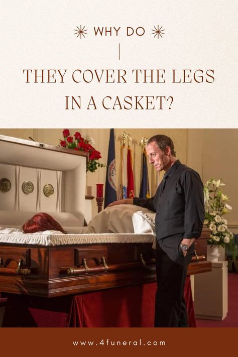 Funerals vary depending on where you are in the world and the religious needs and wants of the deceased and their family. That said, in the United States, it’s not uncommon to see an open casket, so loved ones can say a final farewell. But why do they always cover the legs at such a viewing? Open Casket, Money Saving Methods, Needs And Wants, The Departed, Planning Checklist, Memorial Service, But Why, Mom Outfits, Blogging Tips