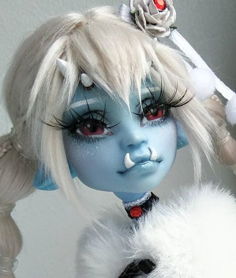 Doll Customization, Doll Customs, Custom Monster High, Custom Monster High Dolls, Fantasy Art Dolls, Monster High Art, Doll Repaint, Monster High Doll, High Art