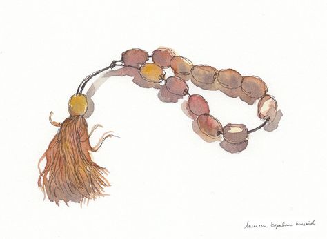 Original watercolor - Rosary-Prayer beads Rosary Watercolor, Watercolor Pencil Art, Rosary Prayer, Watercolor Pencil, Watercolor Pencils, Prayer Beads, Pencil Art, Bead Art, Rosary