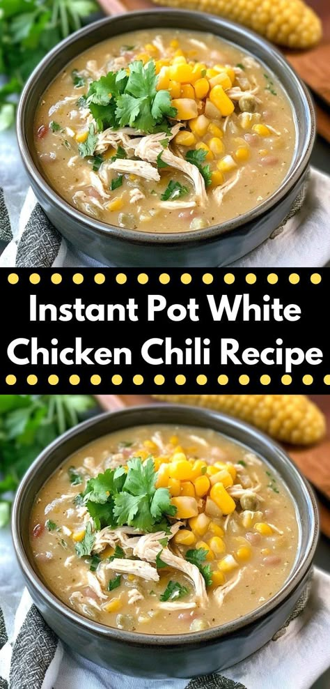 Need a quick dinner? Try this white chicken chili instant pot recipe—it’s one of the easiest instant pot chicken recipes. Creamy, satisfying, and ideal for cozy chicken meals. Chicken Chili Recipe Instant Pot, Chili Recipe Keto, White Chicken Recipe, Instant Pot Recipes Dinners, Chili Recipe Instant Pot, Instant Pot Dump Recipes, Chicken Chili Instant Pot, Chicken Pressure Cooker, White Chicken Chilli