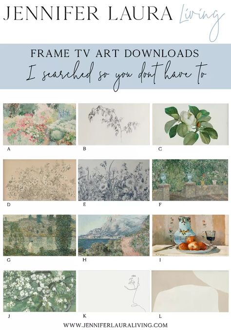 Samsung Frame Tv Art Download, Frame Tv Pictures, Tv That Looks Like Art, Art For Tv Screen, Samsung Frame Tv Bedroom, Best Frame Tv Art, Art For Frame Tv, Frame Tv Art Download Free, Frame Tv Set Up