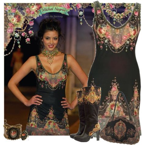 "MICHAL NEGRIN CONTEST!" by finderskeepers on Polyvore Wonderland Dress, Michal Negrin, Fashion Aesthetic, Flapper Dress, Acne, Off White, Streetwear Brands, Gucci, Men And Women