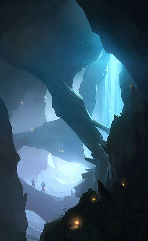 Cave by Jamshed Jurabaev Jama Jurabaev, Andermatt, Concept Art World, Landscape Concept, 다크 판타지, Have Inspiration, The Cave, Fantasy Places, Wow Art