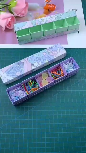 Box Papercraft, Diy Crafts Bookmarks, Book Crafts Diy, Paper Craft Videos, Pinterest Diy Crafts, Easy Paper Crafts Diy, Quick Crafts, Handmade Paper Crafts, Kraf Diy