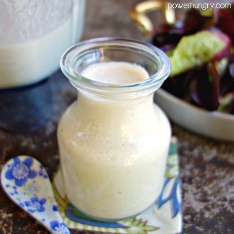 Creamy Cashew Salad Dressing {oil-free vinaigrette} Cashew Salad Dressing, Buffalo Ranch Dressing, Cashew Salad, Coconut Flour Tortillas, Best Salad Dressing, Buffalo Ranch, Ranch Dressing Recipe, Ranch Salad Dressing, Homemade Ranch Dressing