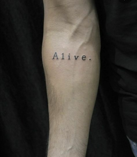 Alive Tattoo Ideas, Still Alive Tattoo, Alive Tattoo, Unalome Tattoo, Om Tattoo, Lotus Tattoo, Hand Tattoo, Permanent Tattoo, Back Tattoos