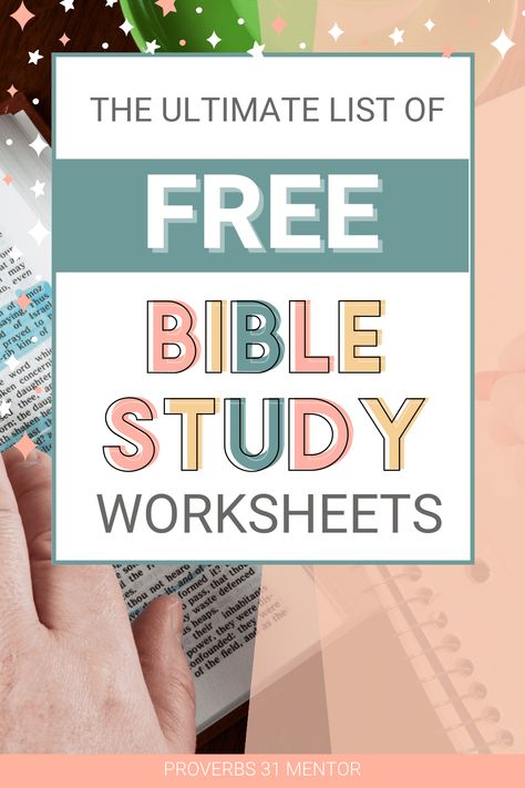 Free Bible Study Worksheets and Printables for Women Bible Basics For Adults, Bible Study Guide For Couples, Women’s Bible Study Worksheets, Goodnotes Bible Study, Bible Study Binder Free Printables, Free Bible Study Printables For Women, Bible Study Worksheets For Women, Bible Study Questions Free Printable, Bible Study Sheets Printables